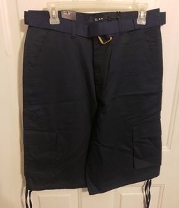 Klay Cargo Shorts Navy/Blue 12" inseam